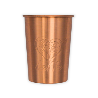 Měděný nerezový hrnek hladký 300 ml