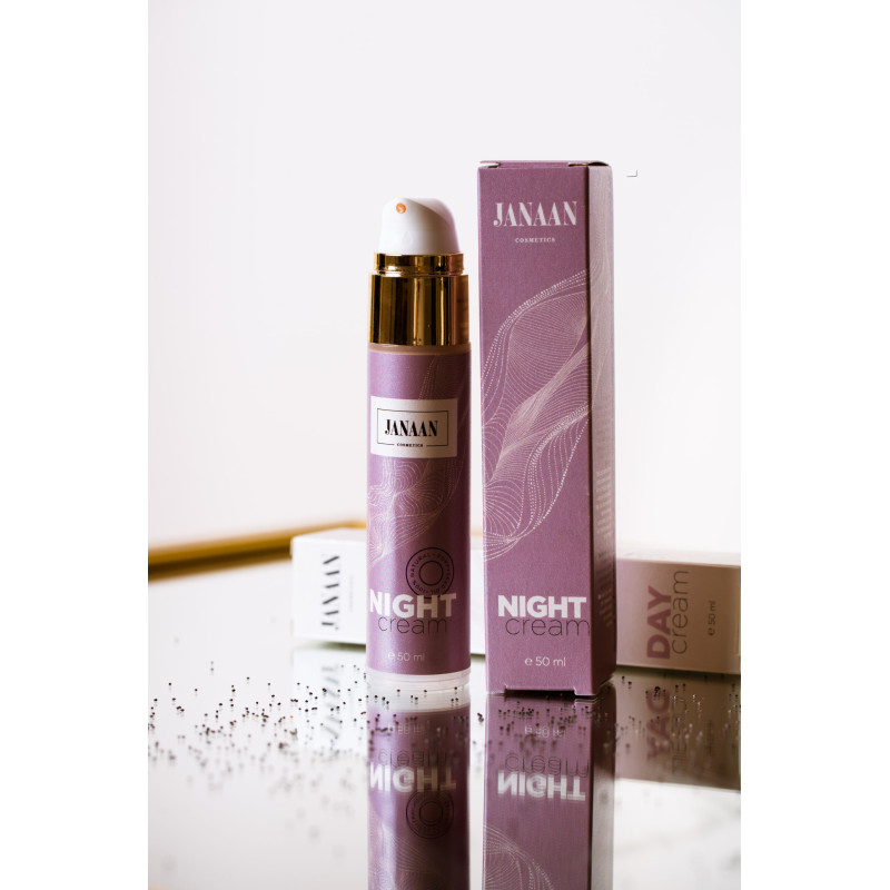 JANAAN Noční hydratační krém s makovým olejem 50 ml